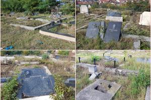 I KAMEN DA ZAPLAČE NA ZADUŠNICE: Tuga do neba na groblju u južnoj Mitrovici, spomenici porušeni, grobovi pootvarani