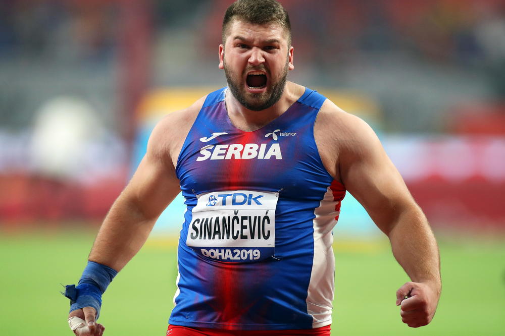 DRUGI REZULTAT NA PLANETI: Bacač kugle Armin Sinančević postavio rekord Srbije u dvorani