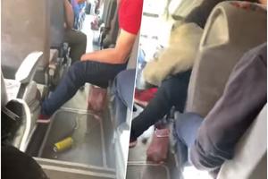 MAKLJAŽA U SRPSKOM AUTOBUSU: Pijan maltretirao putnike, tražio od VOZAČA da zaustavi autobus i da mu DOHVATI PIVO, a onda je nastao HAOS (VIDEO)