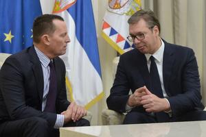 VUČIĆ SE SASTAO S GRENELOM: Kompromisno rešenje može biti postignuto uvažavanjem legitimnih interesa Srbije