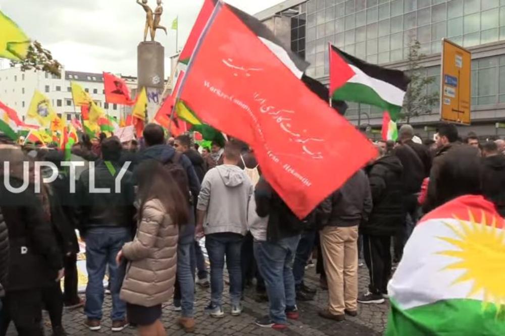KURDI NA NOGAMA, USTALI PROTIV TURSKE OFANZIVE U SIRIJI: Desetine hiljada ljudi na protestima širom Evrope, traže da se prekinu napadi! (VIDEO)