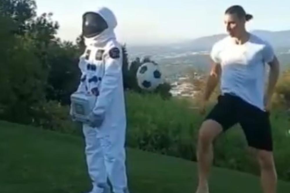 IBRA SA DRUGE PLANETE: Svoje lopte šaljem na Mesec! (VIDEO)