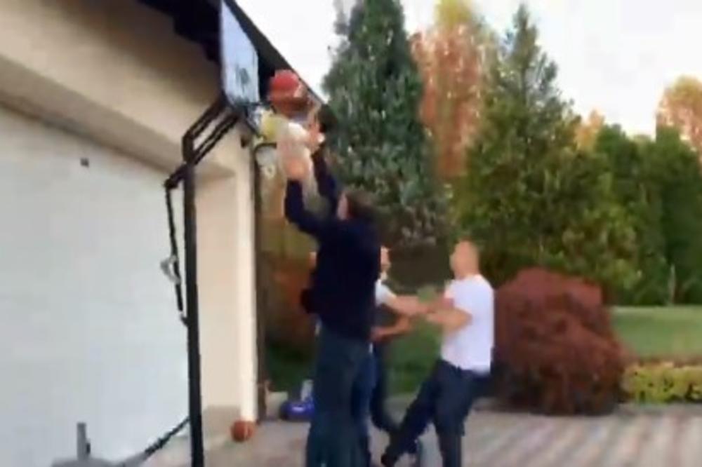 DODIK U ELEMENTU: Dao par koševa na partiji basketa, a evo šta je na to rekao njegov sin (VIDEO)