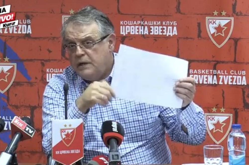 ČOVIĆ PRED NOVINARIMA POSLE OSTAVKE TOMIĆA: Predsednik KK Crvena zvezda otkrio BUDŽET za narednu sezonu! Pričao o Dejvidu Blatu i Svetislavu Pešiću! (KURIR TV)