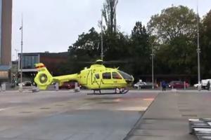 KURD IZ SIRIJE SE POLIO BENZINOM I ZAPALIO U ŽENEVI: Prebačen helikopterom u bolnicu! (VIDEO)