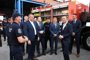 MINISTAR STEFANOVIĆ: Za nekoliko meseci počeće izgradnja nove vatrogasne i policijske stanice u Obrenovcu (FOTO)