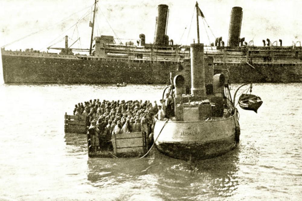 EVAKUACIJA SRBA IZ ALBANIJE 1916: Srpsku vojsku spasle lađe italijanske