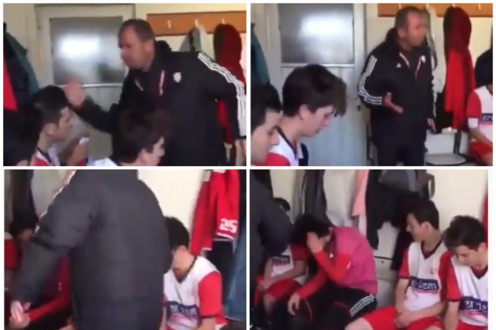 ŽESTOK SKANDAL TRESE TURSKI FUDBAL! Procurio snimak trenera koji na poluvremenu ŠAMARA svoje fudbalere JER GUBE! Najgore od svega je što SE NE KAJE (VIDEO)