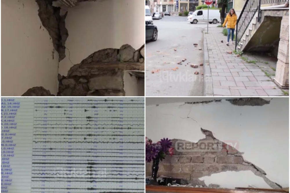 JOŠ JEDAN SNAŽAN ZEMLJOTRES U ALBANIJI: Potres od 5,2 stepena uznemirio građane! Zidovi samo pucali, a nisu se još oporavili od prethodne katastrofe (VIDEO)
