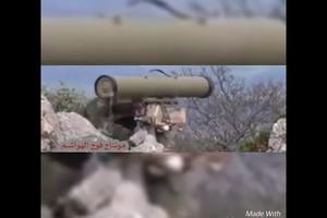 DŽIHADISTI U TENKU NISU IMALI ŠANSE: Čim su ih Asadovi vojnici nanišanili, raketa je učinila svoje! (VIDEO)