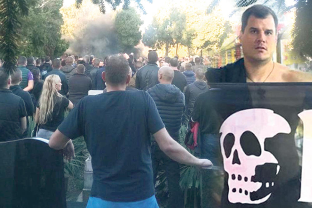 NE BUDITE GENERALA, PUSTITE GA NEKA SPAVA! Sahranjen Ljubomir Kića Marković (39), crno-bele dimne bombe prekrile nebo iznad Novog groblja!