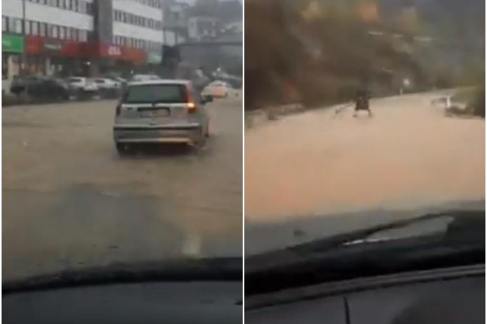 CRNA GORA POD VODOM: Potop u Herceg Novom, u Mojkovcu Dom zdravlja ostao bez struje, kruzeri ne mogu da pristanu zbog jakog vetra! (VIDEO)