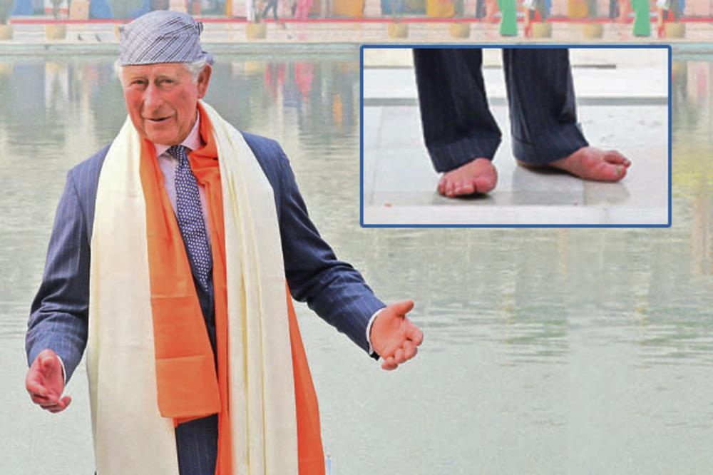 ČARLS SE IZUO I SVE ZABRINUO: Posle ovog prizora se pitaju od čega boluje britanski princ? Pogledajte mu stopala i šake! (FOTO, VIDEO)