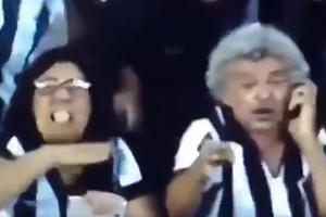 TOTALNO LUDILO NAVIJAČICA U BRAZILU: Dve bake divljaju na tribini! Jedna pokazuje srednji prst, druga poziva na klanje (VIDEO)