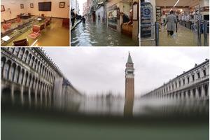 GRAD KOJI NESTAJE: Metar i po vode u Veneciji, zatvoren čuveni Trg Svetog Marka! Ovako nešto nije viđeno od 1966. godine, a najgore tek dolazi (FOTO, VIDEO)