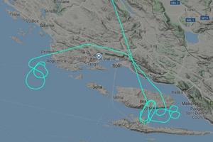HAOS NA HRVATSKOM NEBU: Zbog nevremena avioni morali da kruže, nisu mogli da slete kod Splita