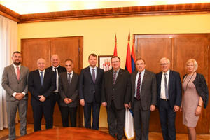 Mirović primio predsednika Privredne komore Departmana Valdoaz i privrednike iz Francuske
