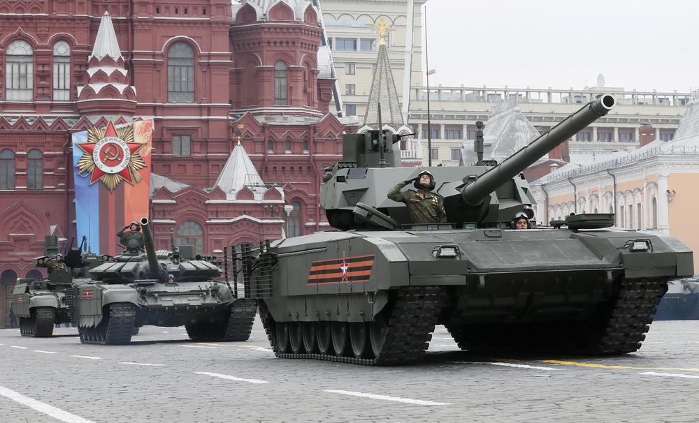 T-14 Armata, tenk, parada