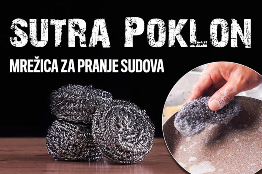 SUTRA NE PROPUSTITE POKLON U KURIRU! Svaki čitalac dobija mrežicu za pranje sudova