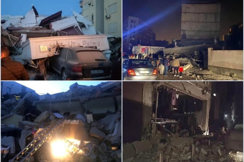CRNA STATISTIKA NAKON ZEMLJOTRESA U ALBANIJI: 18 mrtvih, 600 povređenih! Samo u Tirini srušeno 500 zgrada (FOTO, VIDEO)