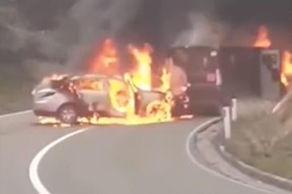 ŠOK-VIDEO ORUŽANE PLJAČKE U LEPOSAVIĆU: Razbojnici zapucali, pa opljačkali vozilo za prevoz novca, troje povređenih