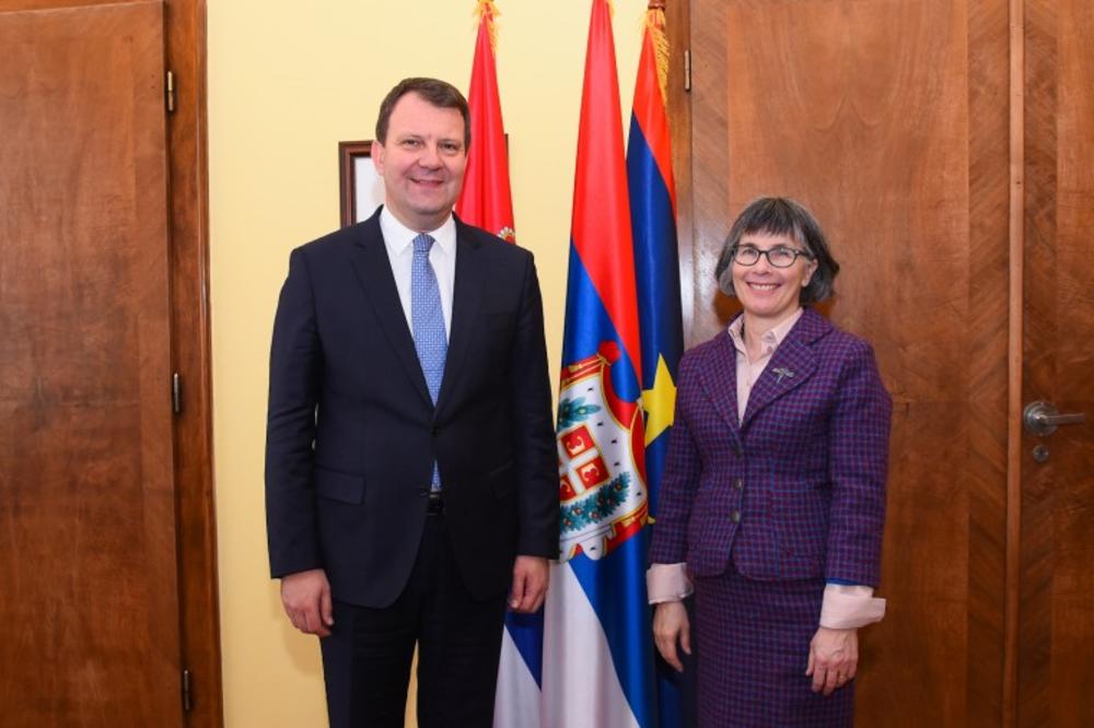 Predsednik Mirović primio ambasadorku Velike Britanije Šan Kristinu Maklaud