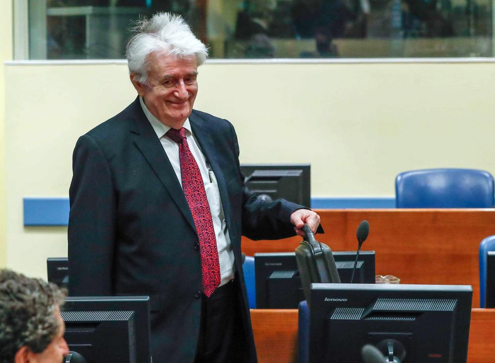 Radovan Karadžić, april 2018