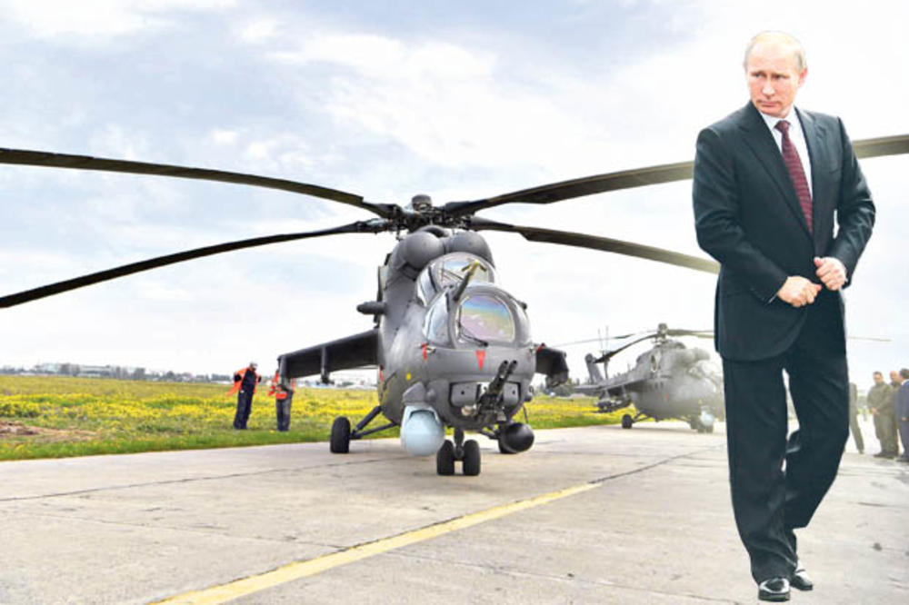 STIGLI PUTINOVI LETEĆI TENKOVI: Ruski helikopteri MI-35M dopremljeni u Srbiju