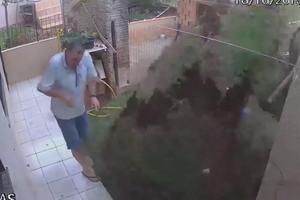KAKAV HAOS! Hteo je samo da se otarasi krtice, a podigao celo dvorište u vazduh! (VIDEO)