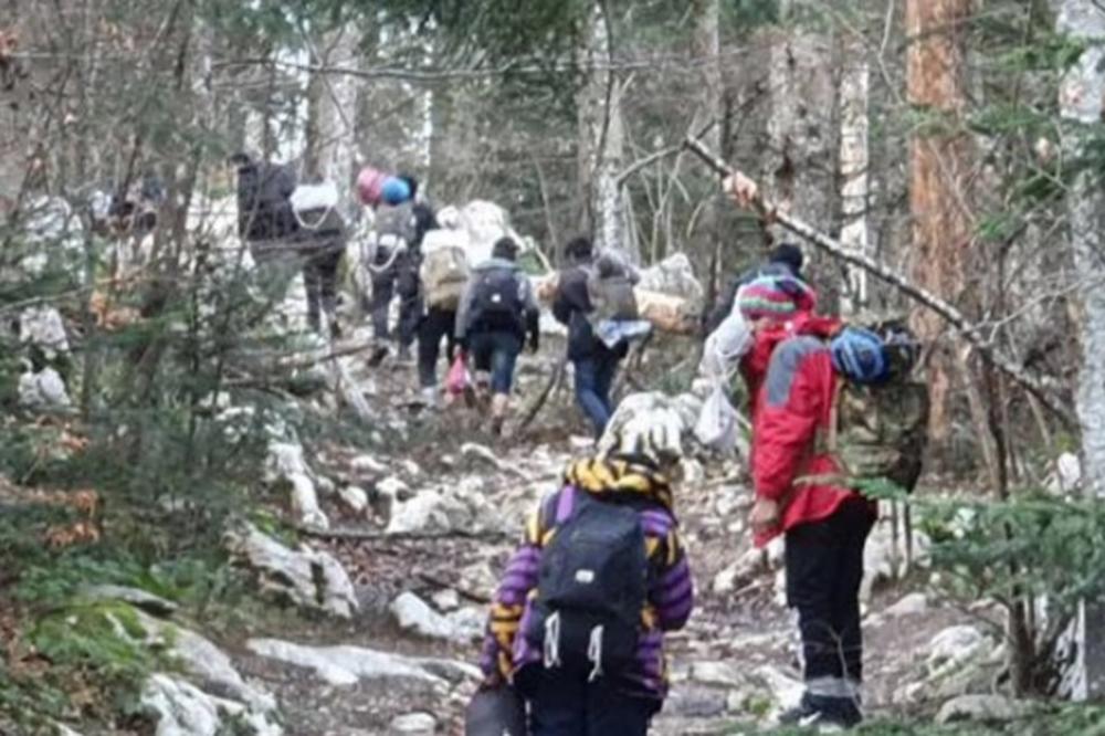 MIGRANTI ODGOVORILI NA ZATVARANJE VUČJAKA: Počela bežanija u planinu, ne žele da se udalje od Hrvatske (VIDEO)