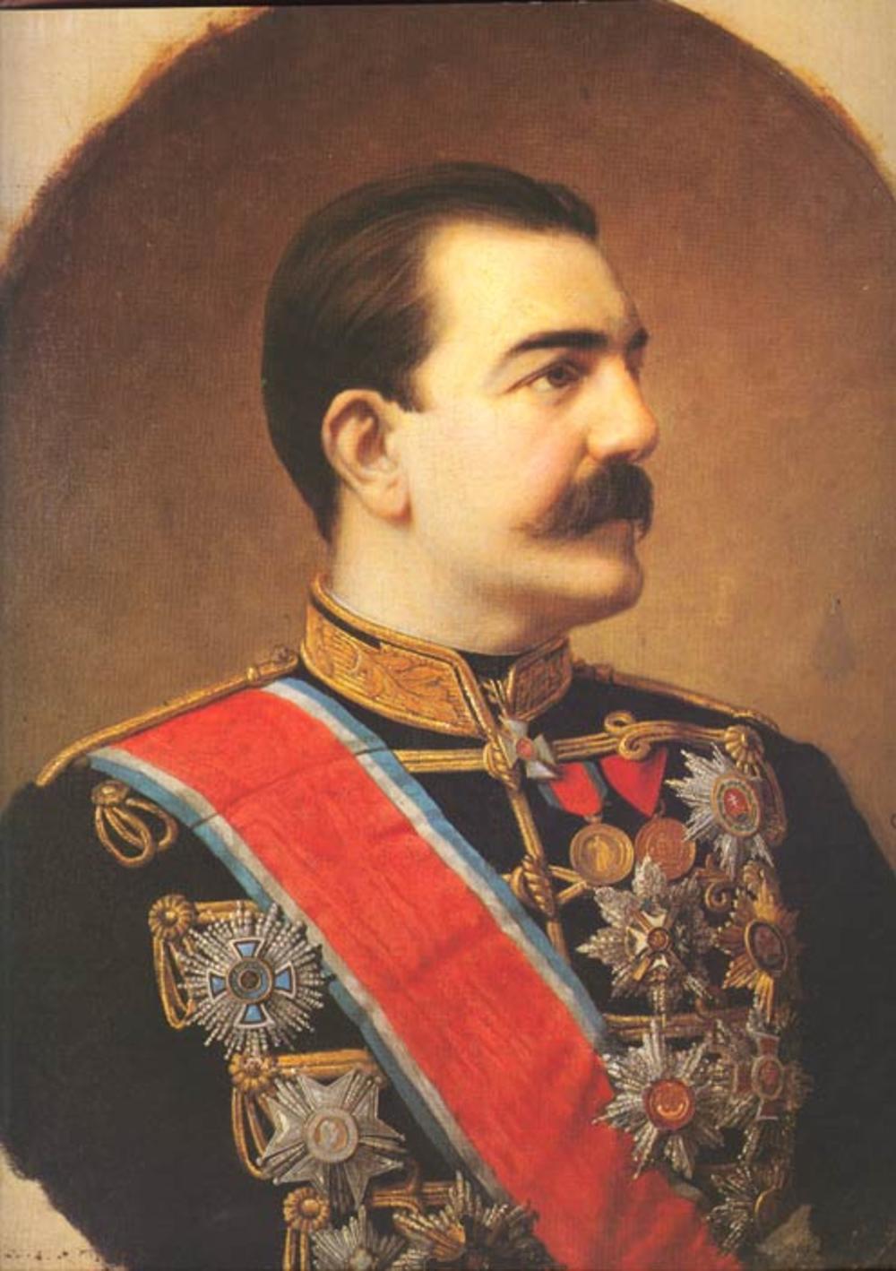 MILAN OBRENOVIĆ Portret sa slike je delo slikara Steve Todorovića, i nastao je 1881. godine. Nalazi se u Muzeju grada Beograda.