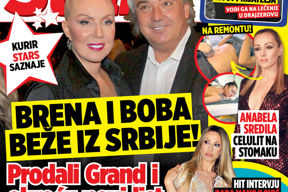 EKSKLUZIVNO! STARS SAZNAJE: Brena i Boba beže iz Srbije! SUTRA POKLON UZ KURIR