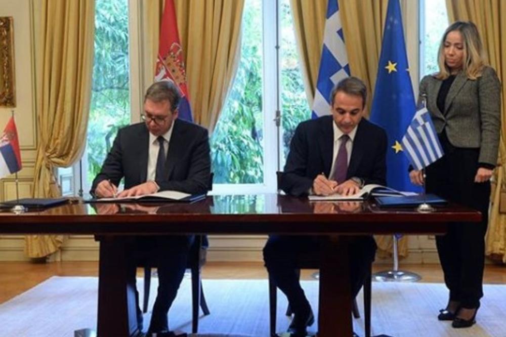 VAŽAN DAN U ATINI: Potpisana Deklaracija o strateškom partnerstvu Srbije i Grčke