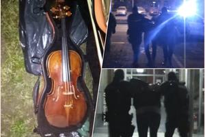 FILMSKA AKCIJA NS POLICIJE, POGLEDAJTE KAKO HAPSE:  Ovako je pronađena violina Lajka Feliksa od POLA MILIONA EVRA