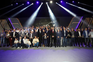 SPEKTAKULARAN PRIJEM ZA ŠAMPIONE: Dodeljena priznanja i nagrade najboljima u auto, moto i karting sportu za 2019. godinu