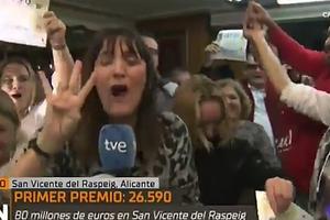 UŽIVO POSTALA MILIONERKA PA OSIROMAŠILA: Španska novinarka poverovala da je dobila premiju, usledio hladan tuš! (VIDEO)