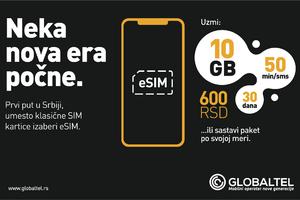 BUDUĆNOST MOBILNE TELEFONIJE JE PRED VAMA: Globaltel predstavio novu tehnologiju – eSIM!