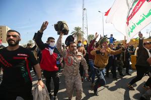 NA MOLBU KOALICIJE PARAVOJNIH GRUPA: Demonstranti se povlače iz okoline američke ambasade u Bagdadu (FOTO, VIDEO)