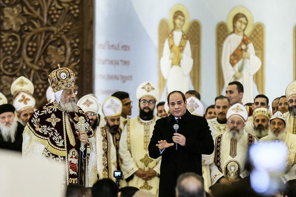 PREDSEDNIK EGIPTA MEĐU KOPTIMA ZA BADNJE VEČE Pohvalio povezanost hrišćana i muslimana: Međuverske veze su spasle zemlju