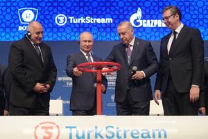 PUTIN I ERDOGAN NA OTVARANJU TURSKOG TOKA: Partnerstvo Rusije i Turske jača u svim oblastima!