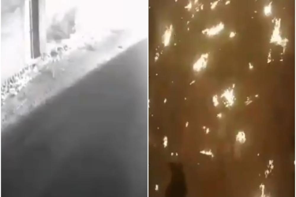 KAMERE UHVATILE TRENUTAK STRAVIČNE NESREĆE U IRANU: Ovako se avion raspao u paramparčad! HOROR! (VIDEO)