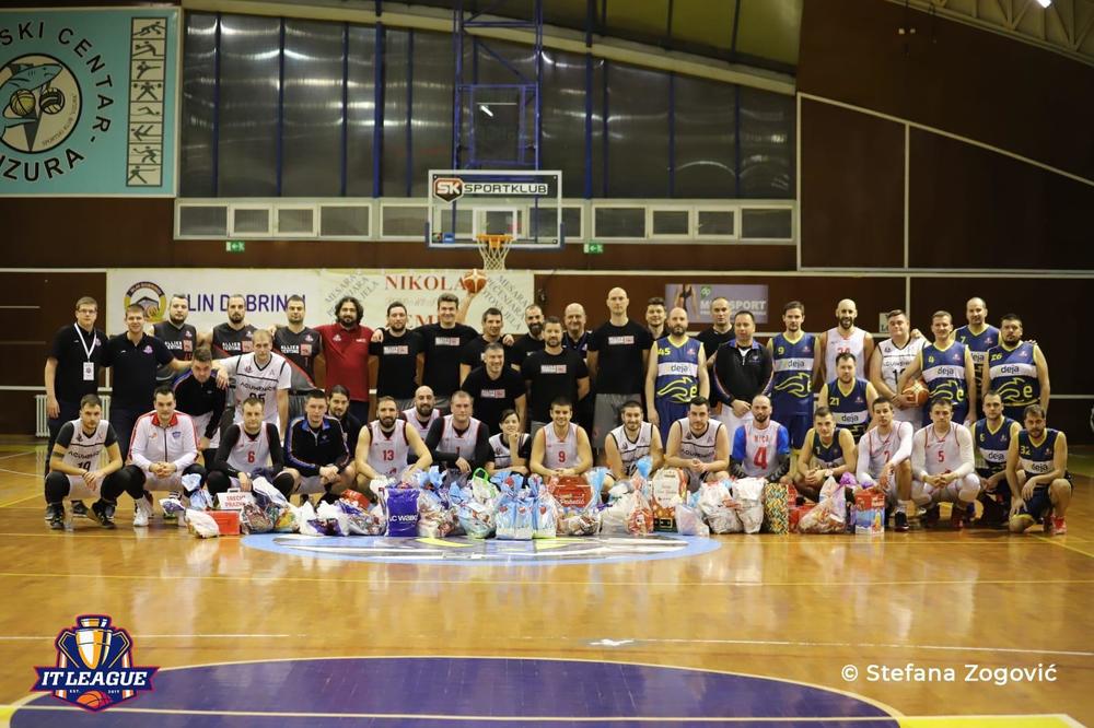 HUMANOST POD OBRUČIMA: Akteri košarkaške IT Lige obradovali mališane s Kosova i Metohije!