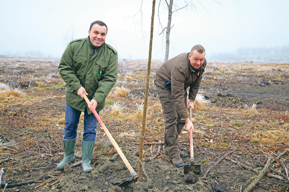 Direktori za primer... Marko Marinković, Izvršni  direktor za šumarstvo,  i Roland Kokai, direktor  JP „Vojvodinašume“