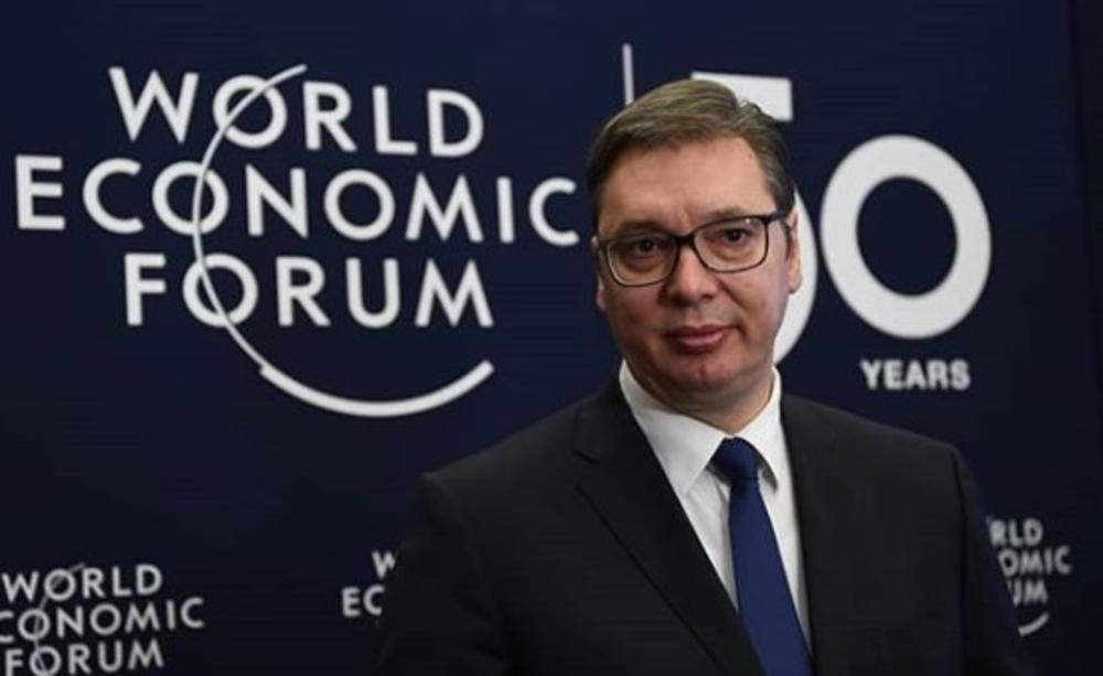 Aleksandar Vučić, Vučić, Davos