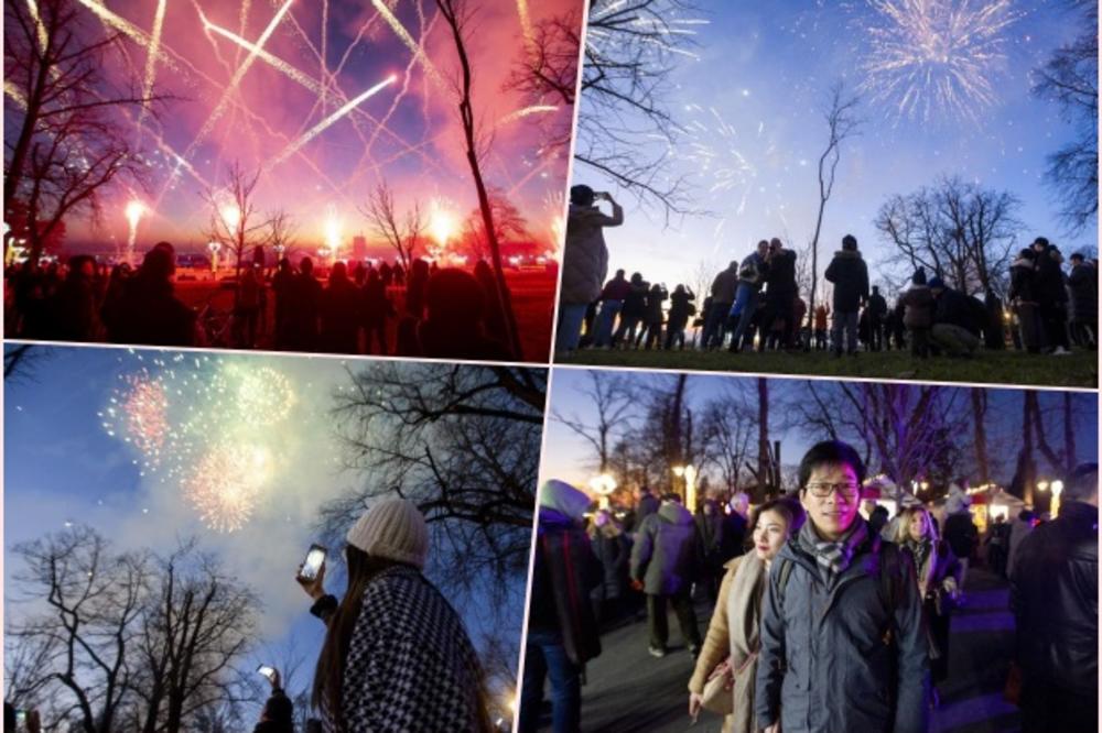 TUKAO VATROMET, SVE PUCALO: Ovako je usred Beograda na Kalemegdanu dočekana Kineska nova godina! (FOTO)