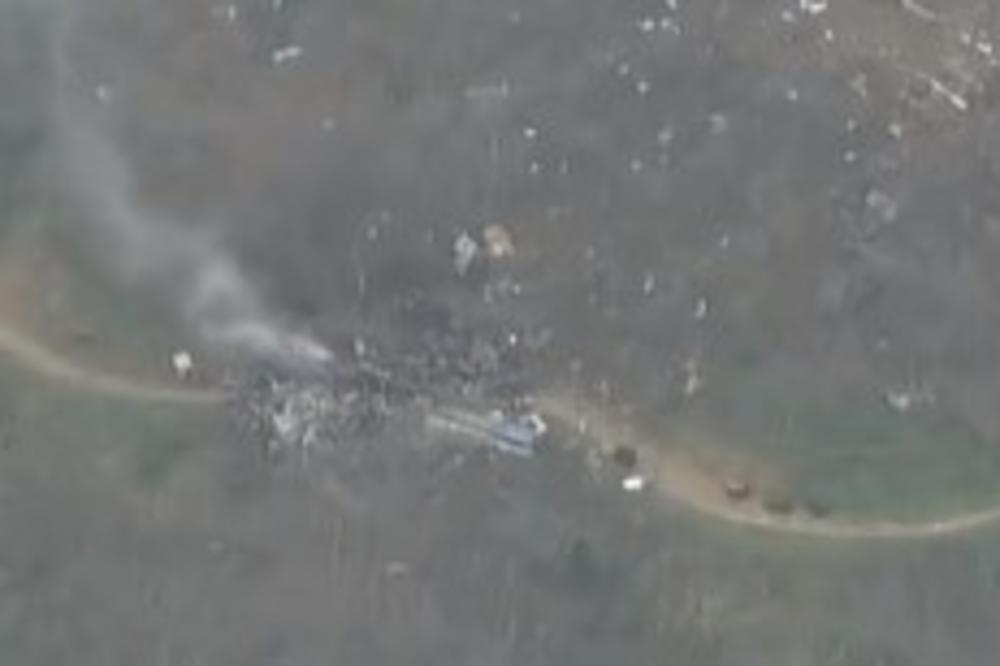 JEZIVE SCENE! DIM NE PRESTAJE DA KULJA: Ovo je snimak srušenog helikoptera u kome su poginuli Kobi i njegova ćerka VIDEO