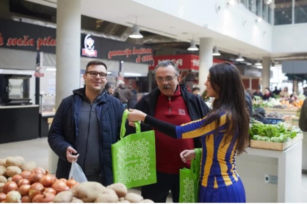 PODIZANJE SVESTI: Velika ekološka akcija Mozzarta - torba umesto kese