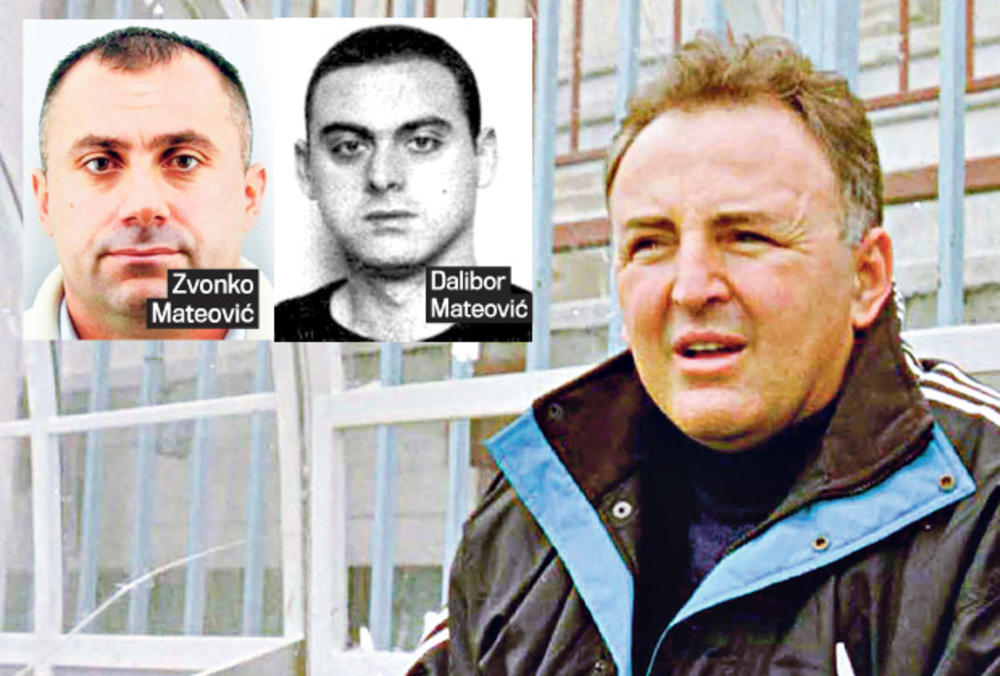 Željko Simeunović, Dalibor Mateović, Željko Ražnatović Arkan