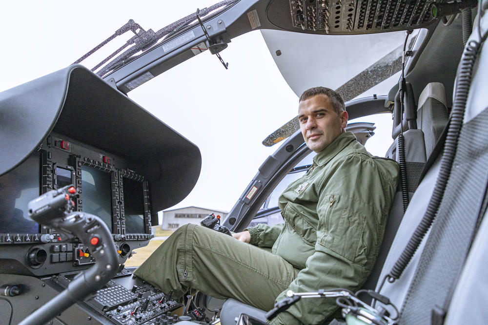 Nenad Nedić , komandant helikopterske jedinice MUP 
