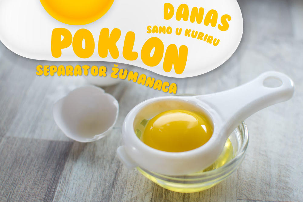 DANAS POKLON U KURIRU! SEPARATOR ŽUMANACA: Idealan za brzo pripremanje jela i kolača